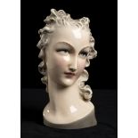 GENNAI-FIRENZE - HEAD - Ceramic sculpture shaped as slip casting. Under the base [...]