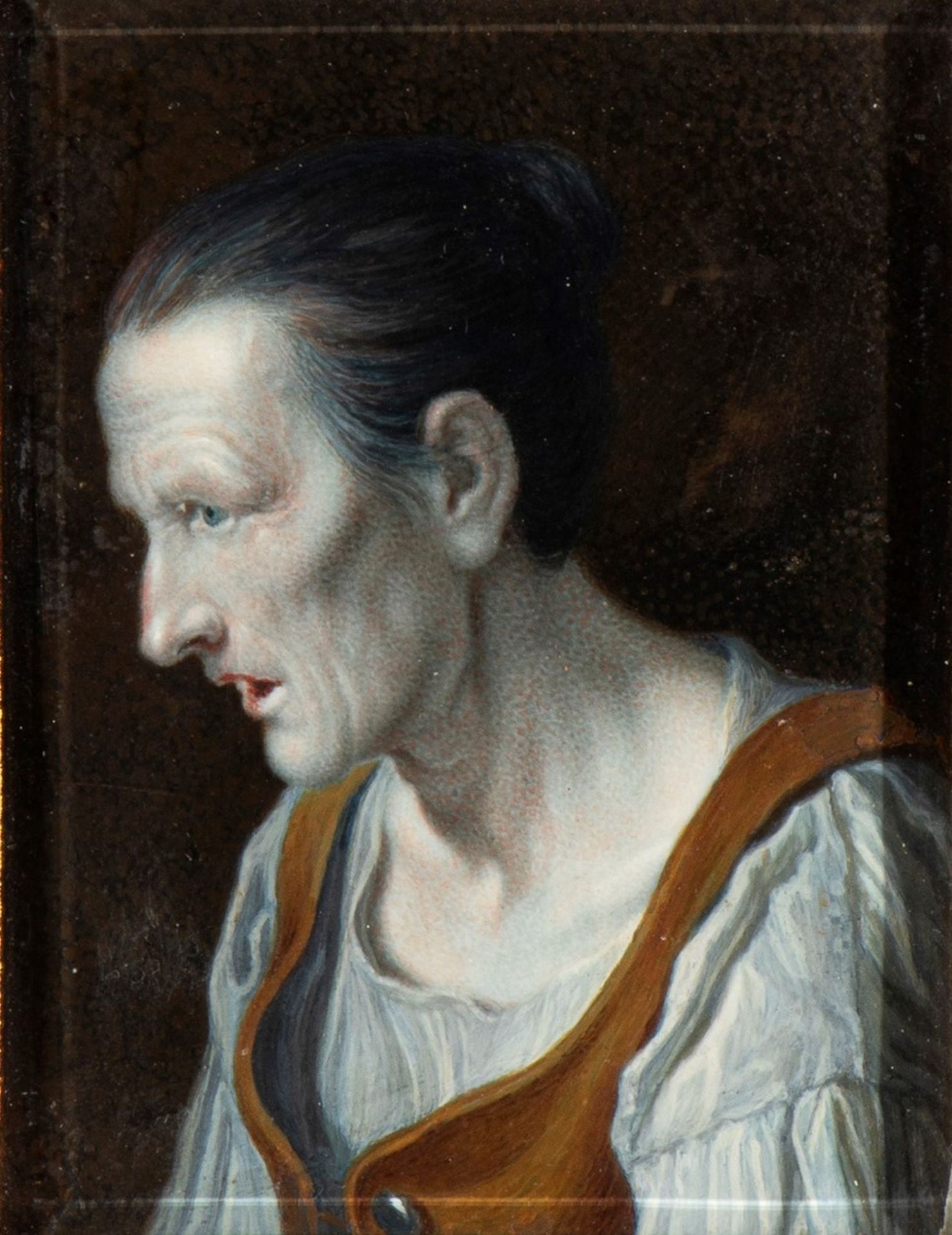 FRENCH SCHOOL, 18th CENTURY - - Profile of old woman - Profile of young man, [...] - Bild 6 aus 7