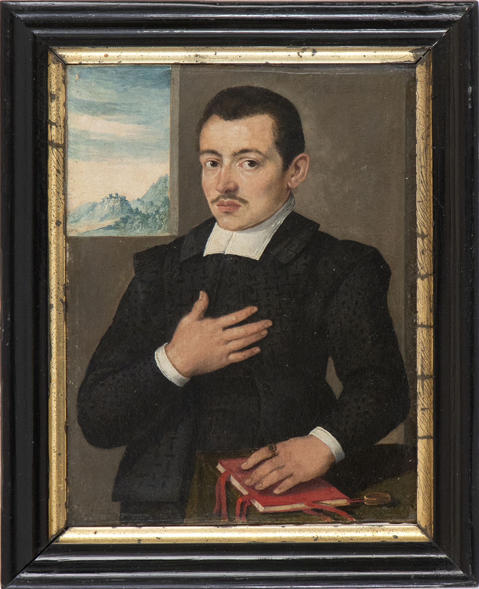 BERGAMO SCHOOL, SECOND HALF OF THE 16th CENTURY - - Portrait of lawyer - Oil on [...]