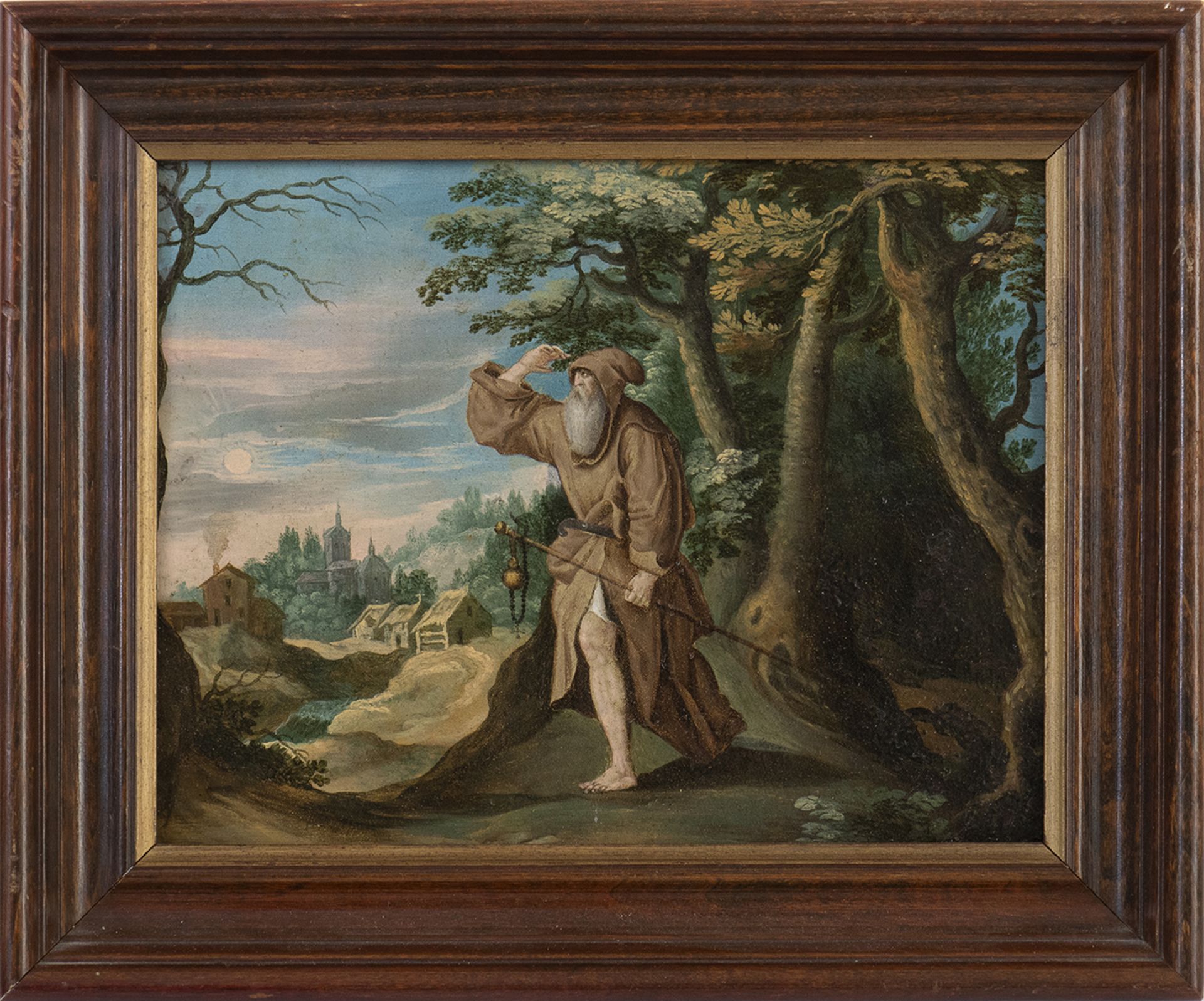 CIRCLE OF MAERTEN DE VOS (Antwerp, 1532 - 1603) - - Landscape with Saint Muzio - [...]