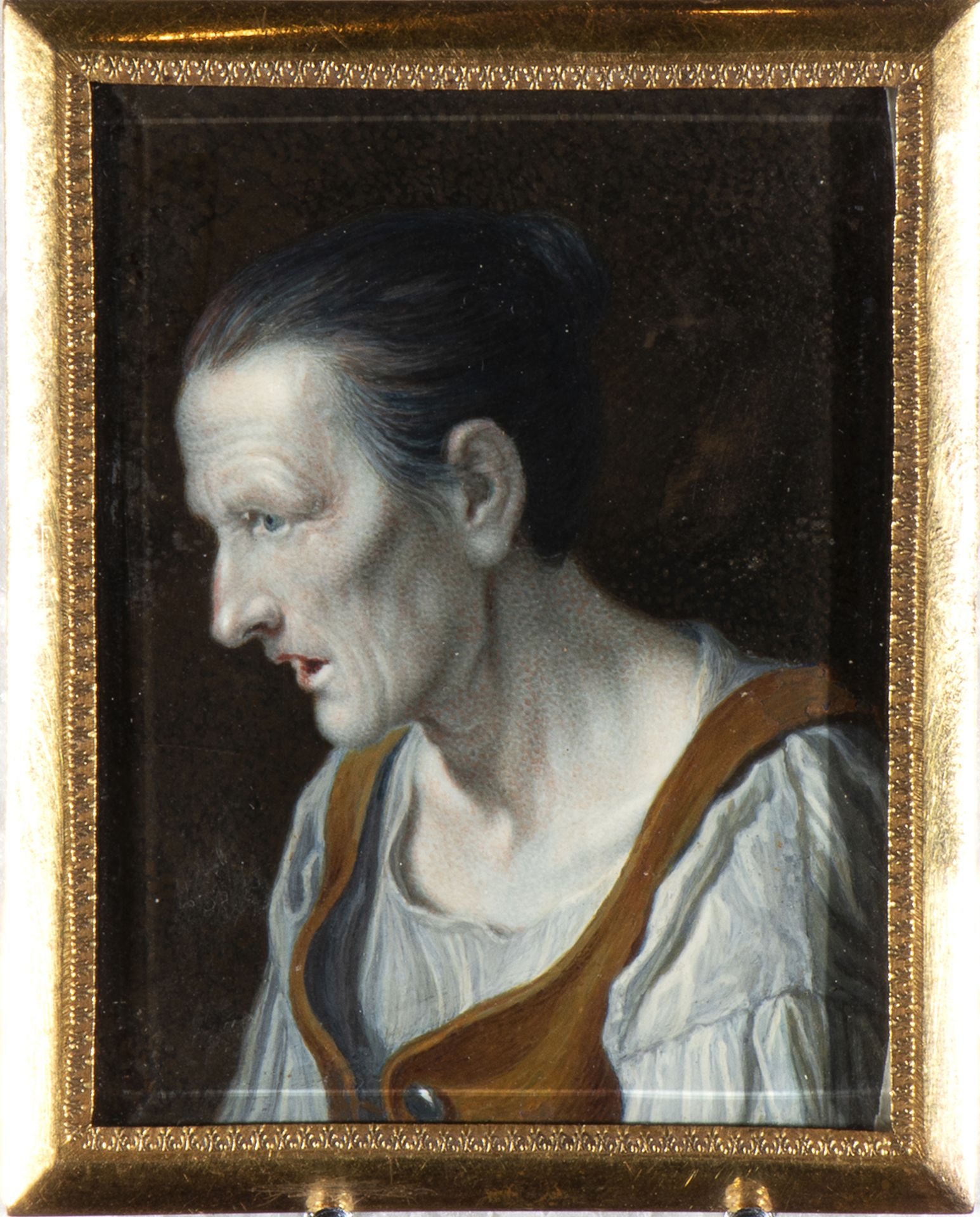 FRENCH SCHOOL, 18th CENTURY - - Profile of old woman - Profile of young man, [...] - Bild 7 aus 7