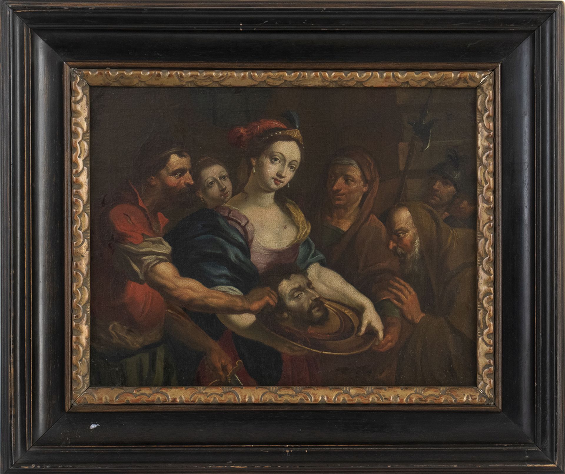 LOMBARD SCHOOL, 17th CENTURY - - Salome with the head of John the Baptist - Oil [...] - Bild 3 aus 3