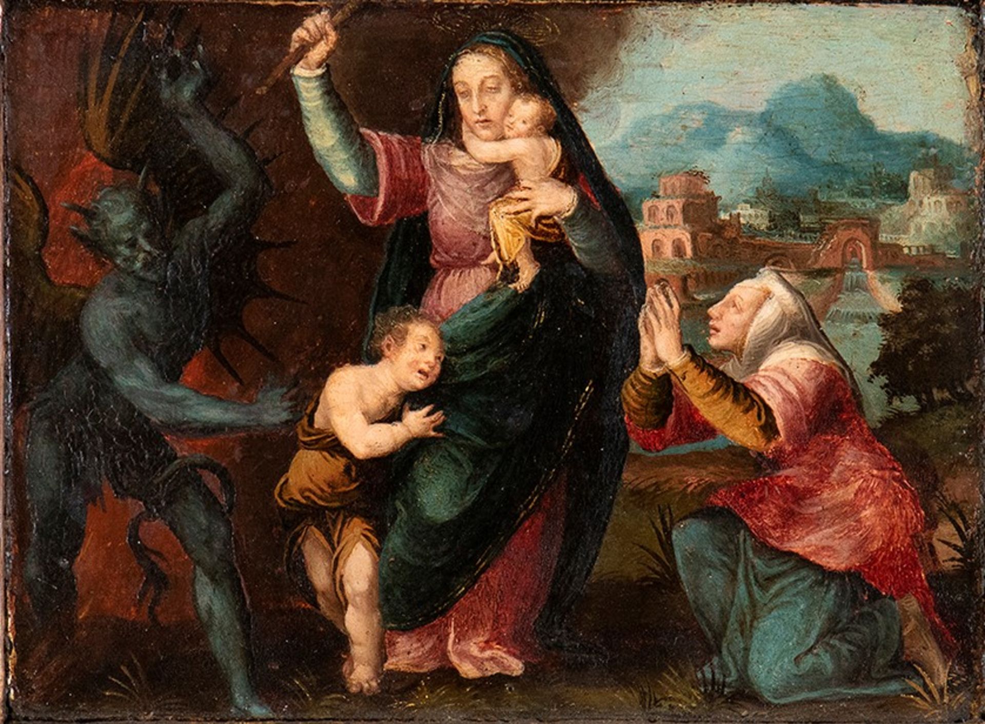 EMILIAN SCHOOL, LATE 16th CENTURY / EARLY 17th CENTURY - - Madonna del Soccorso - [...] - Bild 2 aus 3