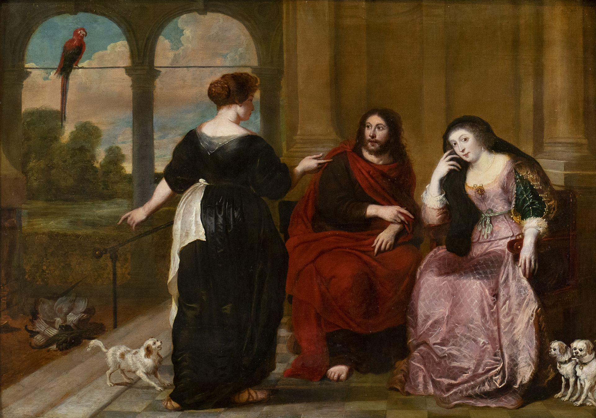 AMBIT OF SIMON DE VOS (Antwerp, 1603 - 1676) - - Christ in the house of Martha and [...]