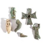 Group of Bronze and Lead Roman and Byzantine Items, 1st - 7th century AD; length max cm 4,5 - min cm