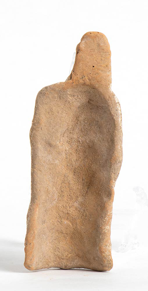 Greek Terracotta Female Statuette, 4th - 2nd century BC; height cm 14,8. Provenance: English private - Image 2 of 2