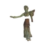 Italic Bronze Statuette of a Goddess with Phiale, 3rd - 2nd century BC; height cm 6,5.
