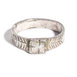 Reinassance Silver Ring, 15th - 16th century; diam cm 1,9. Provenance: English private collection.