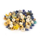 Group of Several Greek Glass-Paste Beads, 4th - 1st century BC; diam max cm 1,6 - min cm 0,2.