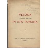 ZARPELLON A. - Verona e l’agro veronese in età romana. Verona, 1954. Pp. 113, tavv. nel testo.