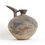 Iranian Amlash Culture Big Spouted Jar, 9th - 8th century BC; height cm 33; diam. cm 9; Resembling a