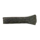 Proto-historic Bronze Axehead, 13th - 9th century BC; length cm 14,5. Provenance: English private