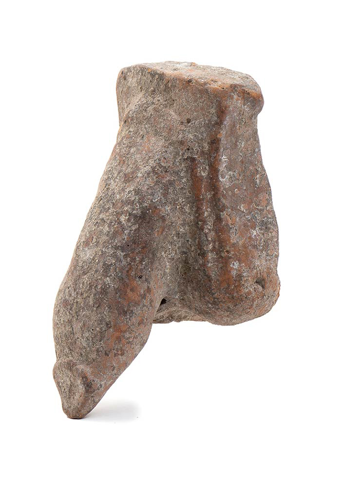 Italic Terracotta Phallus, 3rd - 2nd century BC; height cm 9, length cm 10. Provenance: English - Image 2 of 2