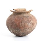 Etruscan Olla, 6th century BC; height cm 17, diam. cm 15. Restored. Provenance: English private