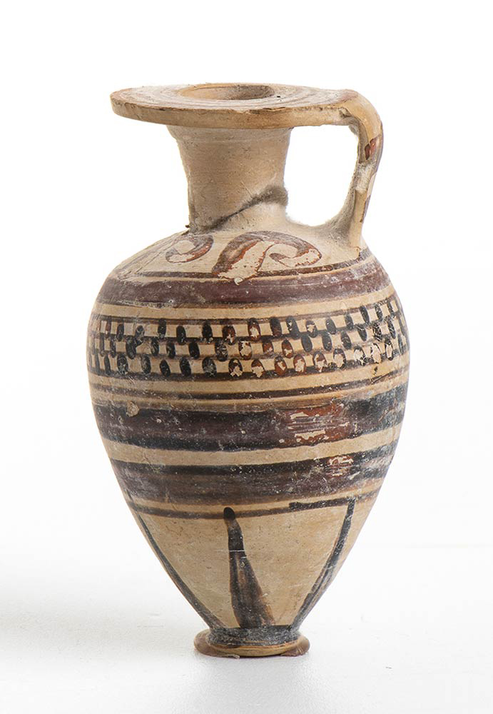 Etrusco-Corinthian Aryballos, 7th - 6th century BC; height cm 7,2. Provenance: English private - Image 2 of 2