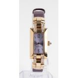 Jaeger-LeCoultre Ideale quartz watch, gold and diamonds