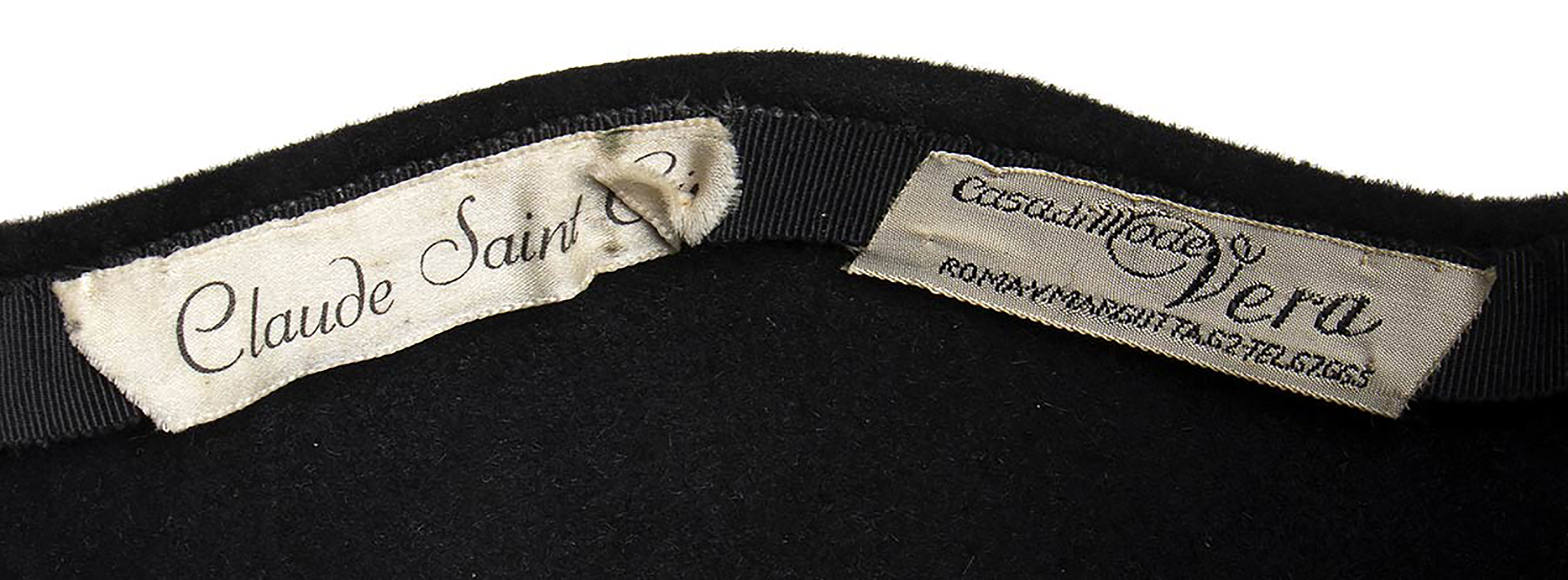 CLAUDE ST. CYR TWO HATS Late 40s/ Early 50s A lot of 2 late 40s/early 50s Claude St. Cyr hats - Image 4 of 5