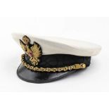 Italy, Kingdom, Militaria Summer cap for the Royal House official Body in black cloth with silk