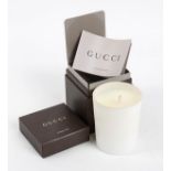 GUCCI ‘GUCCISSIMA’ CANDLE 2015 ca Guccissima Candle (white glass) with original box. General