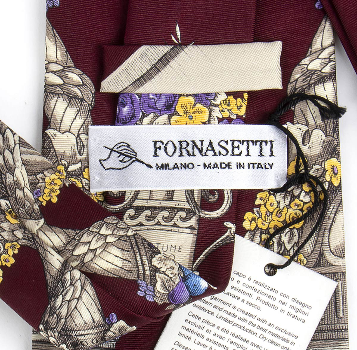 FORNASETTI SILK TIE 80s Silk tie with original box. General Conditions grading A (new with tag) - Image 3 of 3