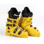 Tomba's ski boots, Calgary 1988 Original pair of ski boots belonging to Alberto Tomba and used to