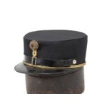 Austria, first quarter of the 20th century Cap m. 1908 as an officer (schwarze kappe) Cap for the