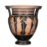 ATTIC RED-FIGURE COLUMN KRATER Attribuited to the Florence Painter, ca. 460 - 450 BC