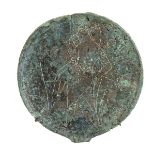 ETRUSCAN BRONZE MIRROR 4th - 3rd century BC