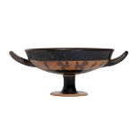 ATTIC BLACK-FIGURE BAND CUP KYLIX