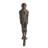 LARGE ETRUSCAN BRONZE KOUROS Late 6th century BC