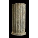 ROMAN FLUTED COLUMN IN CIPOLLINO MARBLE 1st - 2nd century AD