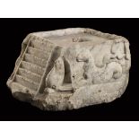 ROMAN MARBLE MODEL OF A TEMPLE PODIUM 1st - 2nd century AD