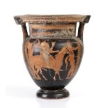 ATTIC RED-FIGURE COLUMN KRATER Attribuited to the Florence Painter, ca. 460 - 450 BC