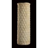 ROMAN MARBLE COLUMN WITH LEAVES 1st - 2nd century AD