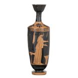 ATTIC RED-FIGURE LEKYTHOS Attribuited to the Bowdoin Painter, ca. 475 BC
