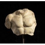 ROMAN MARBLE TORSO OF HERCULES 1st - 2nd century AD