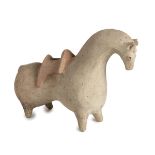 EARLY PARTHIAN TERRACOTTA HORSE North Iran, beginning of 3rd century BC