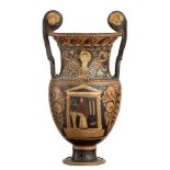 APULIAN RED-FIGURE VOLUTE KRATER Last quarter of 4th century BC