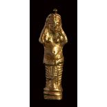 A romano-egyptian gold amulet. Aphrodite