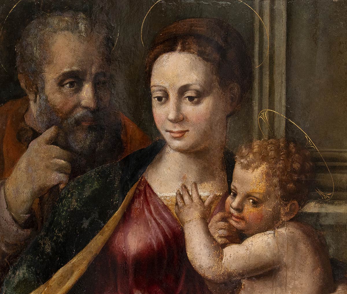 CENTRAL ITALIAN SCHOOL, 16th CENTURY - Holy Family - Image 2 of 3