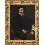 LORENZO COSTA IL GIOVANE (Mantova, 1537 - 1583) - Portrait of Rolando Dalla Valle at the age of 66.