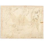 EMILIAN SCHOOL, 17th CENTURY - Study of four angels