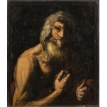 FOLLOWER OF JUSEPE DE RIBERA (Xàtiva, 1591 - Naples 1652) - Penitent Saint Jerome, copy after Jusepe