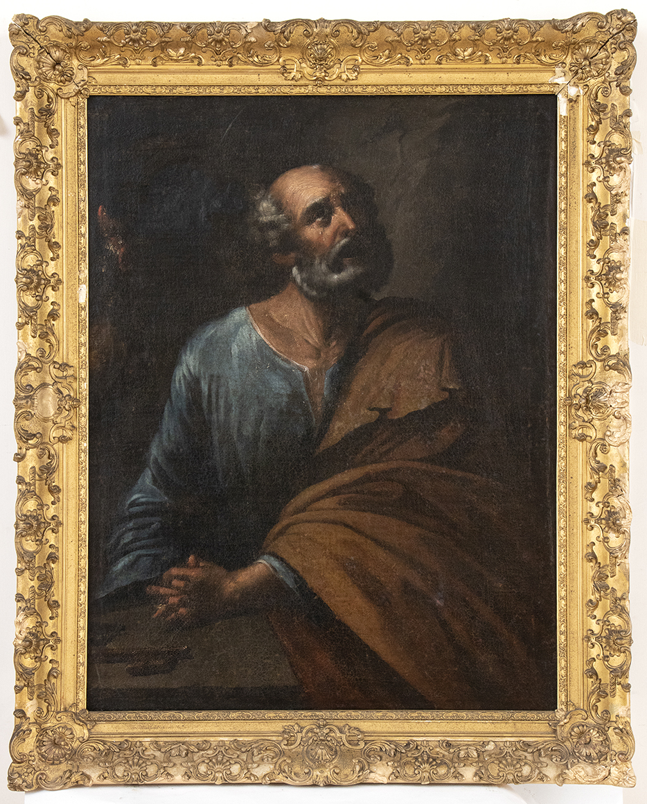FRENCH CARAVAGGESQUE PAINTER, FIRST QUARTER OF THE 17th CENTURY - Saint Peter