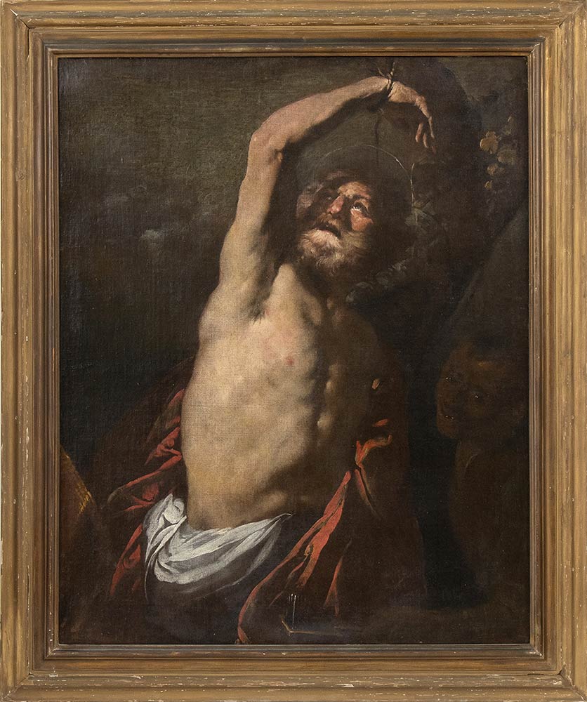 ORAZIO DE FERRARI (Genova Voltri, 1606 - Genoa, 1657) - Saint martyr - Image 2 of 3