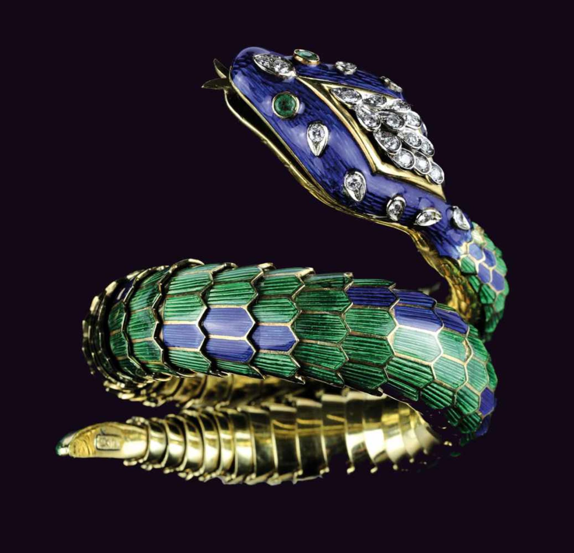 FIN BRACELET SERPENT ARTICULE