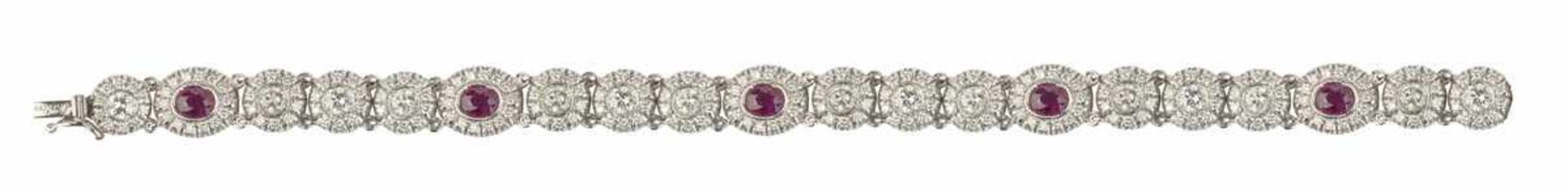 RUBIS & DIAMONDS BRACELET