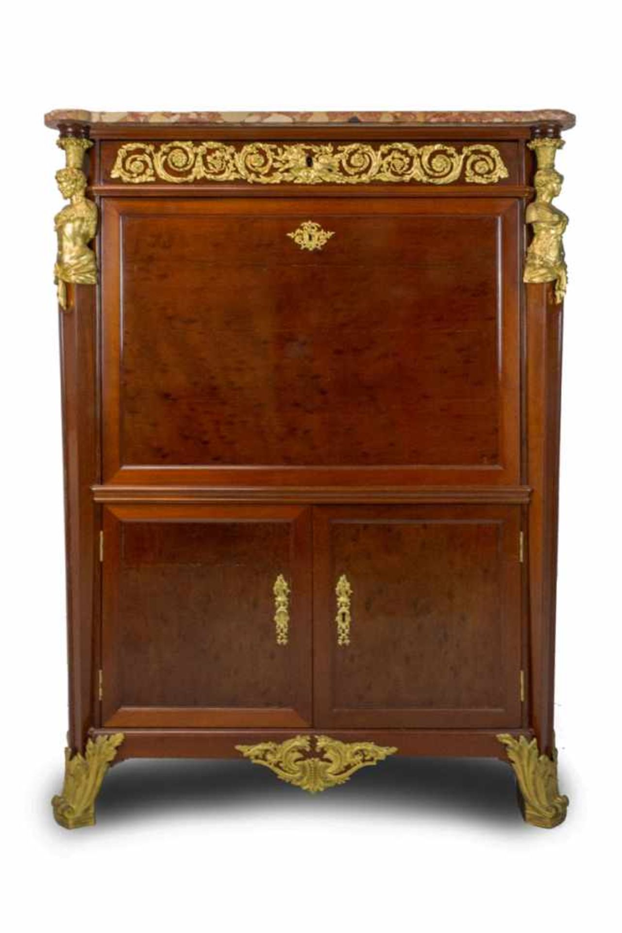 IMPORTANT SECRETAIRE A ABATTANT D’EPOQUE LOUSI XVIDans le goût de Guillaume Bénéman (1750-1811)En - Bild 3 aus 4