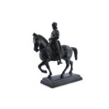 AFTER ANDREA DEL VERROCCHIO (1435-1488)A bronze reduction of the equestrian monument to Bartolomeo