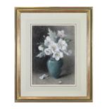 GRACE HASTIE SWA (FL. 1880 - 1925)Blue flowers with vaseWatercolour, 35 x 25cmSigned With